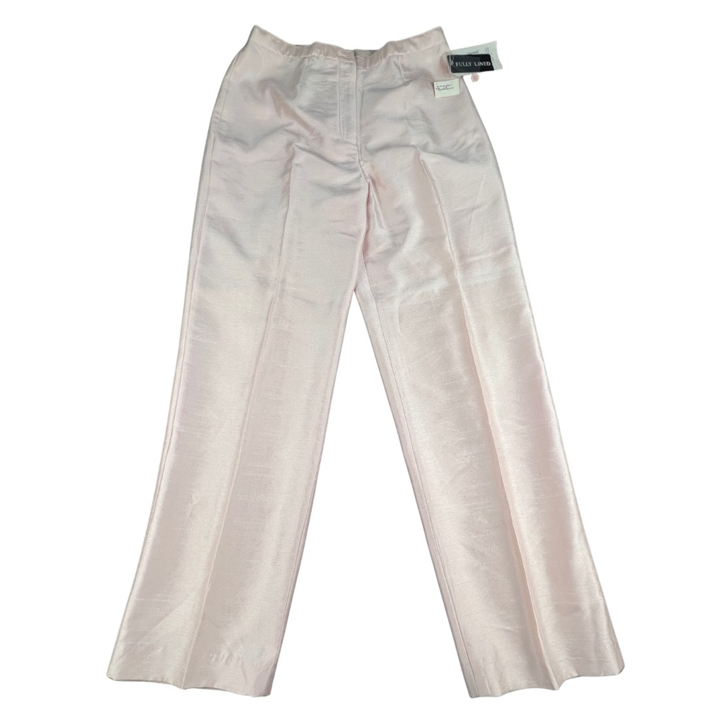 NWT | Vintage Jonathan Logan, Light Pink Satin Dress Pants | Size 12